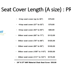 Standard Booth Seat Bottoms
